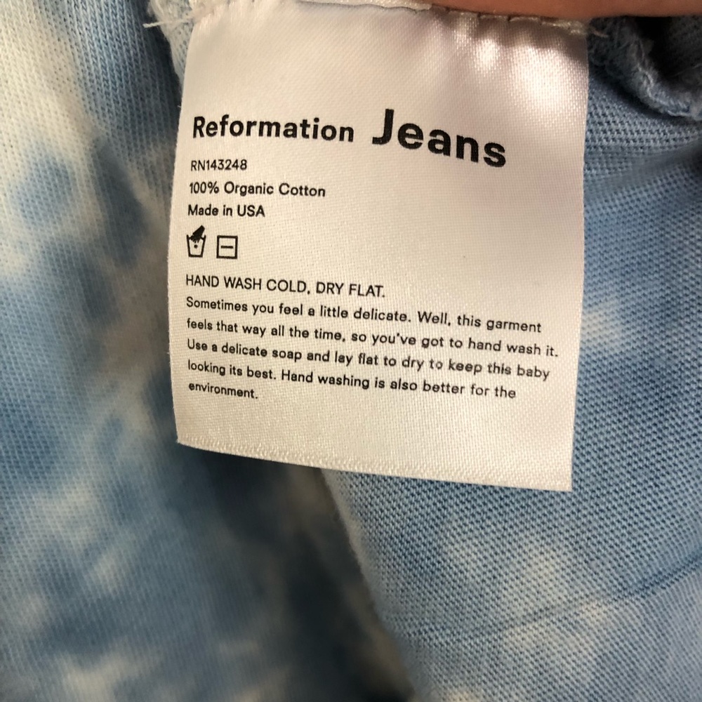 ✨NWT Reformation Perfect Vintage Organic Tee Capri - Picture 7 of 8